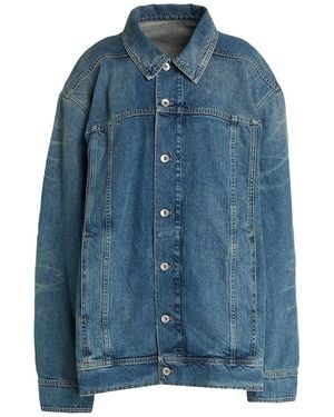 Rick Owens Denim Outerwear - Blue