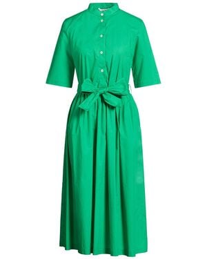 Caliban Midi Dress Cotton - Green