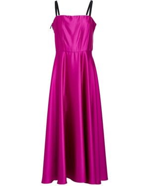 Imperial Midi Dress Polyester, Elastane - Purple