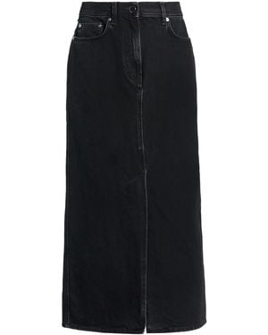 Loulou de Saison Denim Skirt Organic Cotton - Black