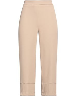 Sandro Ferrone Pants Polyester, Elastane - Natural