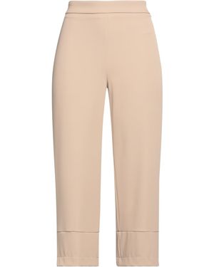 Sandro Ferrone Pants Polyester, Elastane - Natural