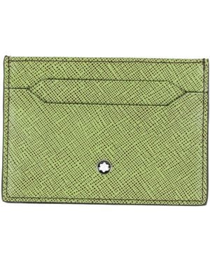 Montblanc Military Cardholder Leather - Green