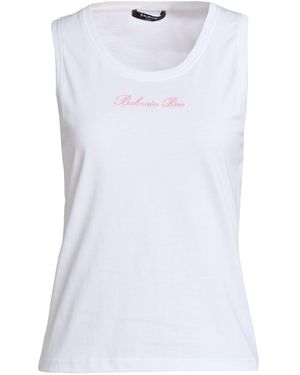Balmain Camiseta De Tirantes - Blanco