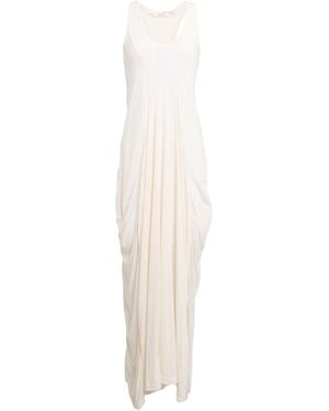 Isabel Benenato Midi Dress Modal - White