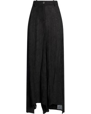 Masnada Trousers Viscose, Linen - Black