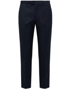 Lardini Midnight Pants Virgin Wool, Mohair Wool - Blue