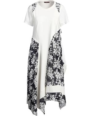 High Midi Dress - White