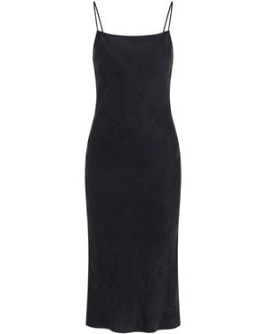 IRO Charcoal Midi Dress Lyocell, Modal - Blue