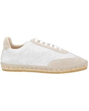 Eleventy Platinum Light Trainers Textile Fibres, Leather - White