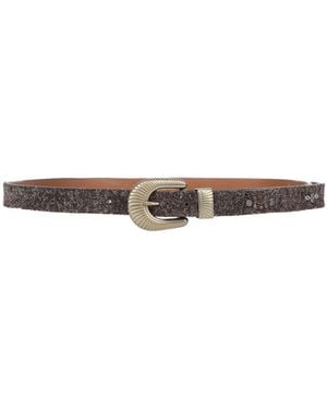 Eleventy Dark Belt Soft Leather - White
