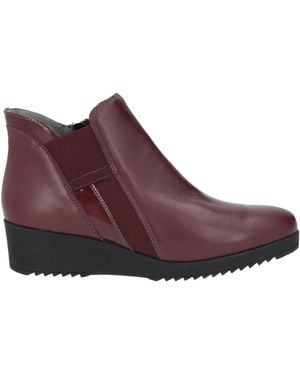 Melluso Ankle Boots Leather - Purple