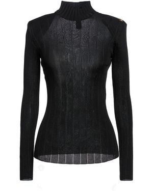 Elisabetta Franchi Rollkragenpullover - Schwarz
