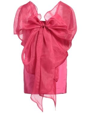 LE.CI.CA.LÈ Fuchsia Mini Dress Polyester, Elastane - Pink