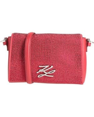 KARL LAGERFELD Cross-Body Bag - Red