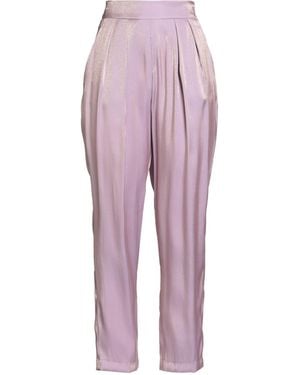 Nenette Lilac Pants Viscose, Polyamide - Purple