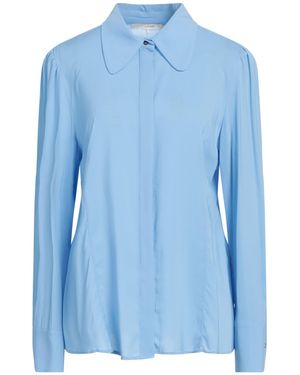 L'Autre Chose Sky Shirt Viscose, Elastane - Blue