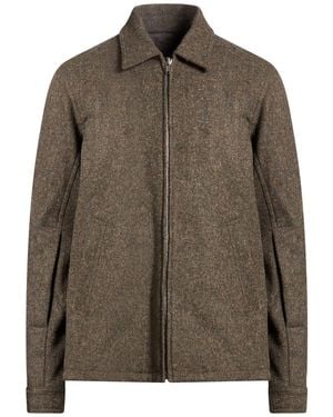 Rick Owens Jacket Wool - Brown