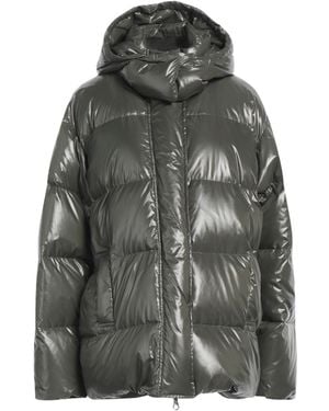 Goosetech Hooded Goose Down Puffer Jacket - Grey