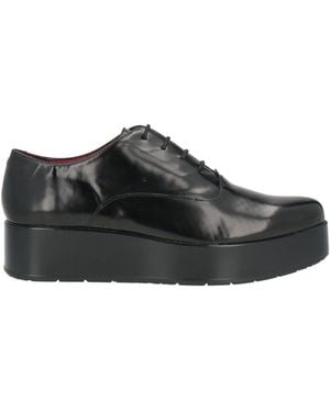 Stonefly Lace-Up Shoes Leather - Black
