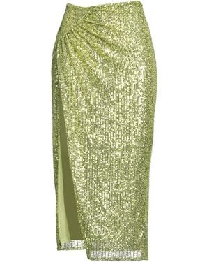 Pinko Midi Skirt Polyester, Elastomultiester - Green