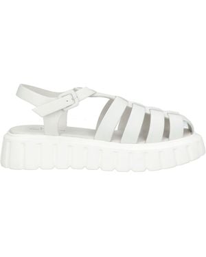 Voile Blanche Sandals Calfskin - White