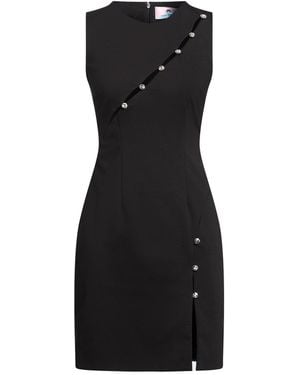 Chiara Ferragni Mini Dress Cotton, Polyamide, Elastane - Black