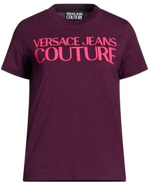 Versace Jeans Couture T-Shirt Cotton - Purple