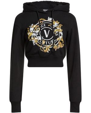 Versace Jeans Couture Sweatshirt Cotton - Black