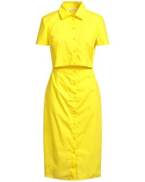 Patrizia Pepe Midi Dress - Yellow