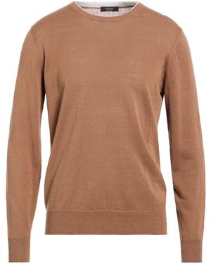 Peserico Jumper Linen, Cotton - Brown