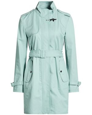 Fay Overcoat & Trench Coat - Blue
