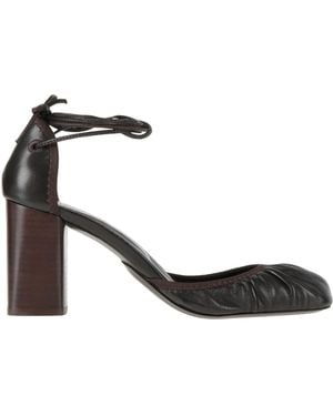 Lemaire Dark Pumps Leather - Black