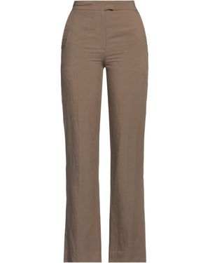 Rose' A Pois Pantalon - Marron