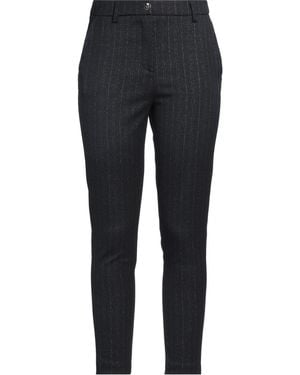 White Wise Midnight Pants Polyester, Viscose, Lurex, Nylon, Elastane - Blue