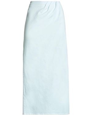 MAISON REYNDERS Sky Denim Skirt Cotton, Elastane - Blue