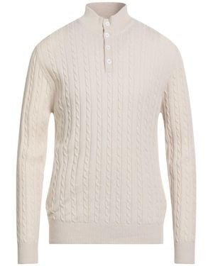 Luigi Borrelli Napoli Rollkragenpullover - Weiß