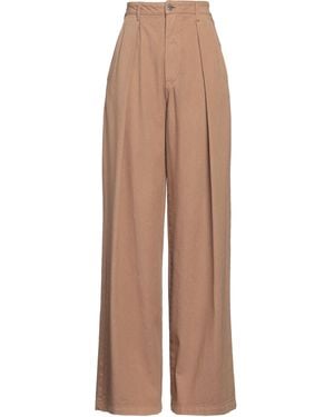 ERMANNO FIRENZE Pants Cotton - Brown