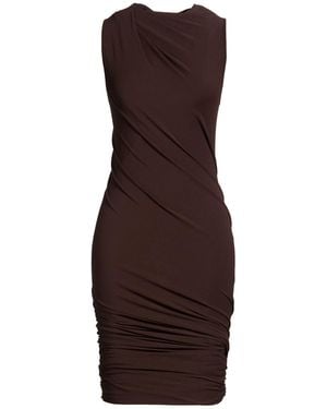 Rick Owens Midi-Kleid - Braun