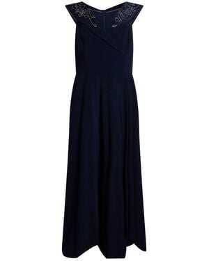 FRANK LYMAN Midnight Maxi Dress Polyester, Elastane - Blue