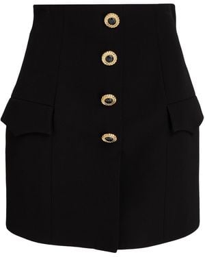 Balmain Mini Skirt - Black