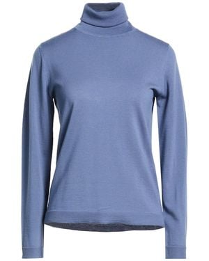 Max Mara Turtleneck Virgin Wool - Blue