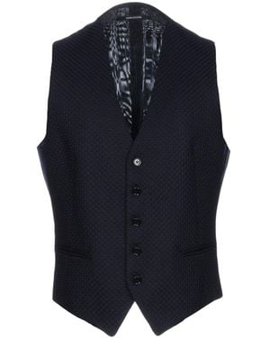 Tagliatore Midnight Tailored Vest Virgin Wool - Blue