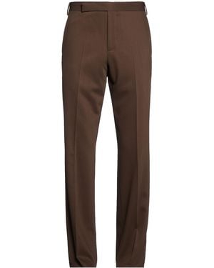 Lardini Dark Trousers Wool - Brown