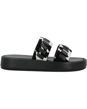 Sergio Rossi Sandals Leather - Black
