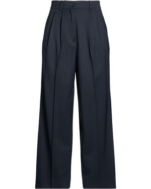P.A.R.O.S.H. P.A.R.O..H. Midnight Pants Virgin Wool, Elastane - Blue
