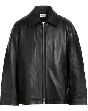 Agolde Jacket Goat Skin - Black