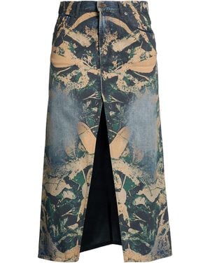 Acne Studios Denim Skirt Cotton - Blue