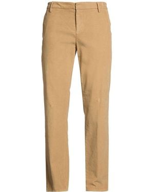 Dondup Pants Cotton, Elastane - Natural