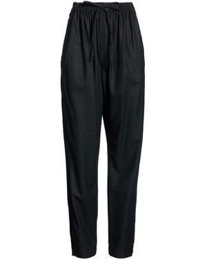 Lemaire Charcoal Pants Cashmere, Polyamide, Elastane - Blue